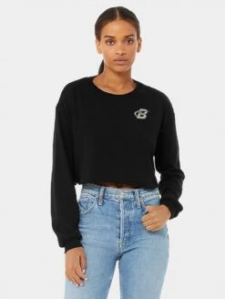 Bodybuilding.com Clothing Freedom Flyer Crop Top -Armour Sales Store 9 27 Freedom Flyer Crop Black Crop img 2 0 9 24