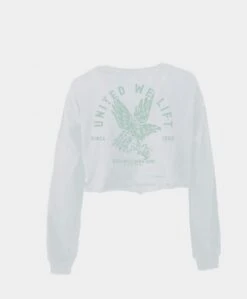 Bodybuilding.com Clothing Freedom Flyer Crop Top -Armour Sales Store 9 27 Freedom Flyer Crop ghost 1 White Crop Back