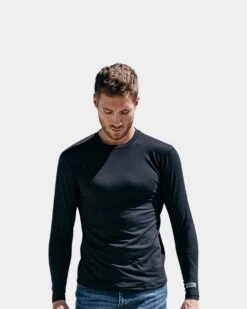 Barbell Apparel Men's Long-Sleeved Havok -Armour Sales Store BAR5890356 grey