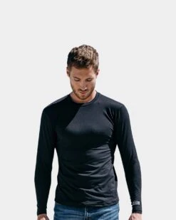 Barbell Apparel Men's Long-Sleeved Havok -Armour Sales Store BAR5890357 grey