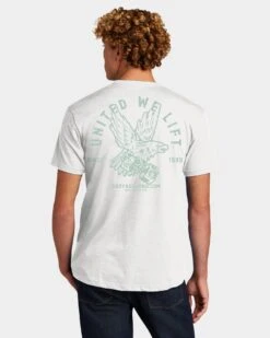 Bodybuilding.com Clothing Freedom Flyer Tee -Armour Sales Store BBCOM freedomflyer model 1 White Back