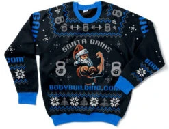 Bodybuilding.com Clothing BBCOM Clothing Santa Gains Holiday Sweater -Armour Sales Store BBCOM1636321