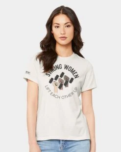 Bodybuilding.com Strong Women T-Shirt -Armour Sales Store BBCOM6330120 grey