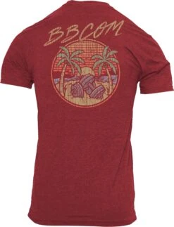 BBcom Buff Beach Tee -Armour Sales Store Buff Beach Mens Tee Cardinal Heather 722021