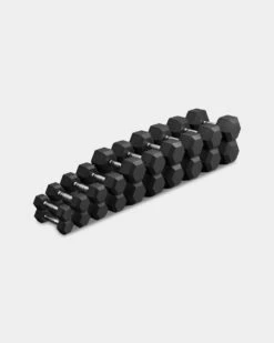 Epic Fitness Complete 5-50LB 10 Pair Dumbbell Set With 3-Tier Horizontal Dumbbell Rack 9 Epic Fitness Complete 5-50LB 10 Pair Dumbbell Set With 3-Tier Horizontal Dumbbell Rack -Armour Sales Store Epic 3 Tier Horz Rack alt3 grey grey