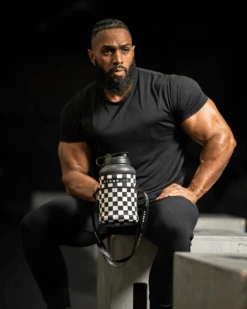 HydroJug Pro Sleeve -Armour Sales Store Hydro Jug Pro Sleeve Black Checkers altimage1