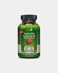 Irwin Naturals Body Fat Diet System Six RED 5 Irwin Naturals Body Fat Diet System Six RED -Armour Sales Store IRW6381095 grey