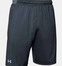 Under Armour Men's UA Locker 9' Pocketed Shorts -Armour Sales Store Locker Shorts Stealth Gray Front