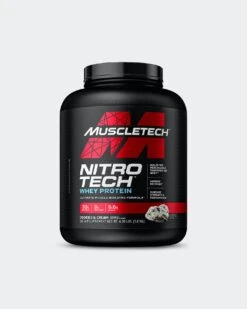 MuscleTech Nitro-Tech Protein 16 MuscleTech Nitro-Tech Protein -Armour Sales Store MT1130272 MT Nitrotech CC 4lb grey
