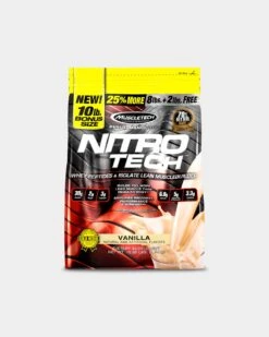 MuscleTech Nitro-Tech Protein 15 MuscleTech Nitro-Tech Protein -Armour Sales Store MT4360041 grey