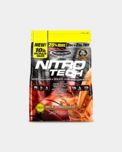 MuscleTech Nitro-Tech Protein 22 MuscleTech Nitro-Tech Protein -Armour Sales Store MT4360042 grey