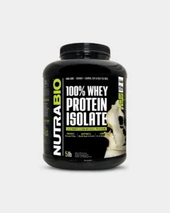 NutraBio 100% Whey Protein Isolate -Armour Sales Store NUTRA6120008 grey