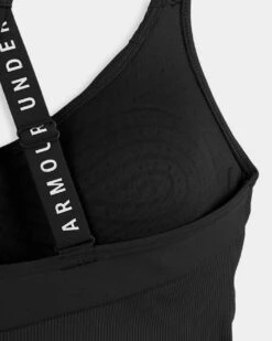 Under Armour Infinity Ribbed Mid Sports Bra -Armour Sales Store Under Armour Infinity Mid Rib Bra Black 3 grey