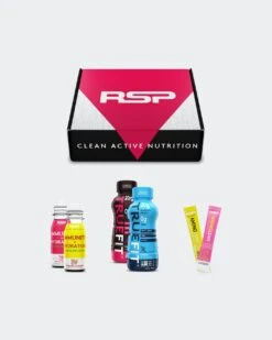 RSP Nutrition Premium Sampler Box -Armour Sales Store box 20with 20products grey