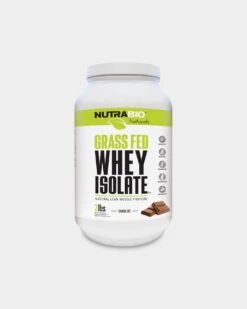 NutraBio Grass Fed Whey Isolate