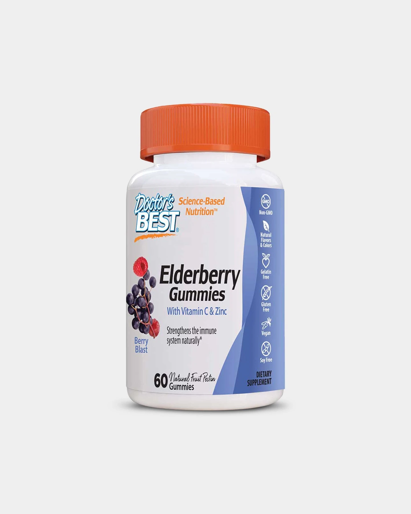 Doctor's Best Elderberry Gummies With Vitamin C & Zinc 3 Doctor's Best Elderberry Gummies With Vitamin C & Zinc