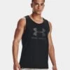 Under Armour Men's UA Sportstyle Logo Tank -Armour Sales Store prodUA0014 grey