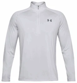 Under Armour Men's UA Tech™ Half Zip Long Sleeve -Armour Sales Store techhalfzip white front